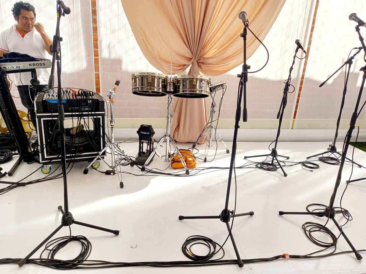 Escenario para artistas y eventos