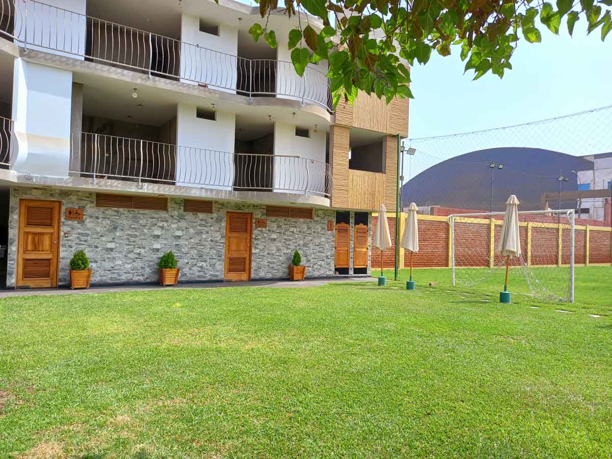Fachada y entorno de Mamá Hilda Hacienda
